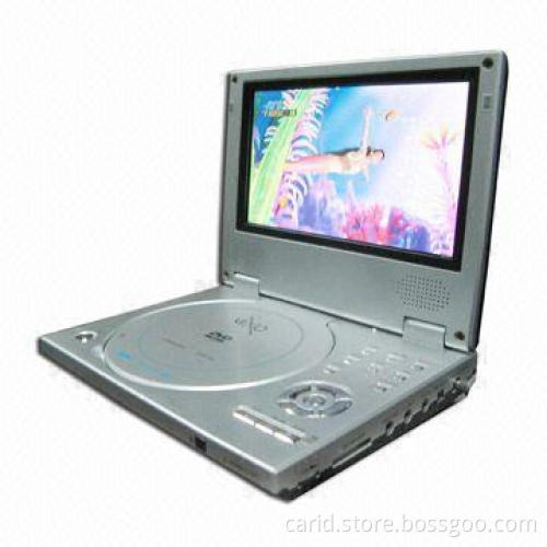7-inch Portable DVD Player with Parental Lock, USB and Card Reader
